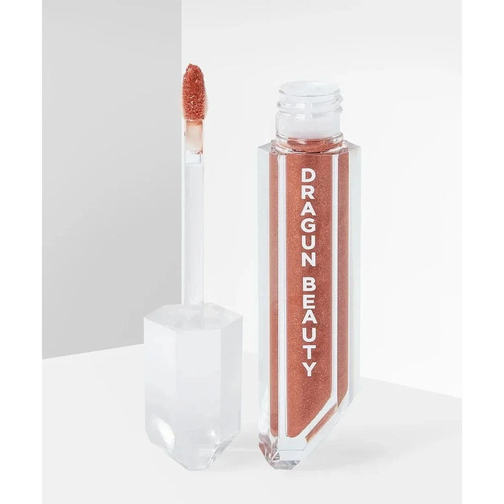 DRAGUN BEAUTY Dragunglass Gloss UNBOTHERED Full Size NIB Vegan Lip Gloss